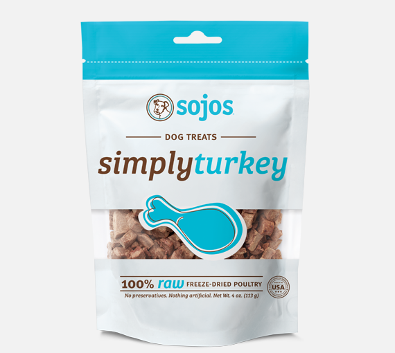 Sojos Simply Turkey Dog Treats Sojos