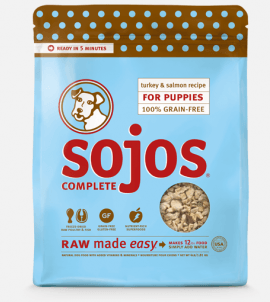 Sojos Complete Puppy Food Turkey & Salmon Recipe