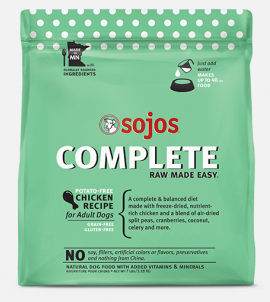 Sojos Complete Dog Food Chicken Recipe