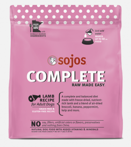 Sojos Complete Dog Food Lamb Recipe