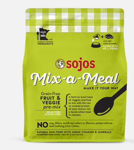 Sojos Mix-a-Meal Grain-Free Recipe Pre-Mix Dog Food