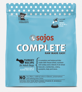 Sojos Complete Dog Food Turkey Recipe