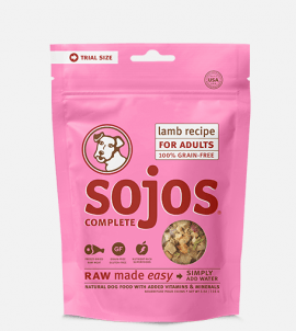 Sojos Complete Dog Food Lamb Recipe Trial Size
